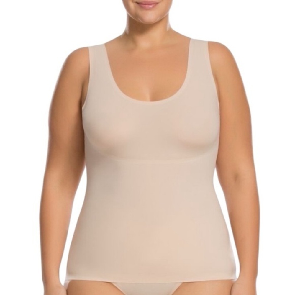 SPANX Thinstincts Nude Beige Seamless‎ Shapewear Tank Top Plus Size 2X